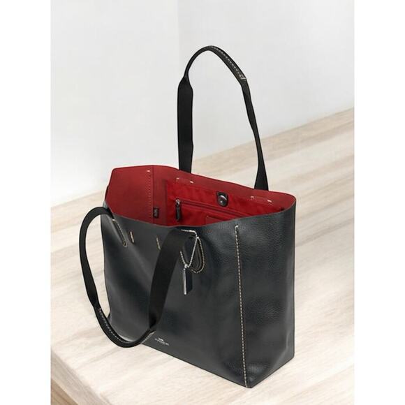 NWT Coach 58660 Pebble Leather Derby Tote Bag - Picture 3 of 7